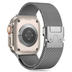 TECH-PROTECT MILANO ARMBAND FÜR APPLE WATCH 6 / 7 / 8 / 9 / 10 / SE / ULTRA 1 / 2 (44 / 45 / 46 / 49 MM) SILBER