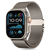 TECH-PROTECT MILANO ARMBAND FÜR APPLE WATCH 6 / 7 / 8 / 9 / 10 / SE / ULTRA 1 / 2 (44 / 45 / 46 / 49 MM) TITAN