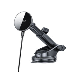 TECH-PROTECT MM15W-V10 MAGNETISCHER MAGSAFE ARMATUREN- UND BELÜFTUNGSAUTOHALTER WIRELESS CHARGER 15W SCHWARZ