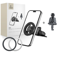 TELEFONHALTER FÜR DAS AUTO TECH-PROTECT N56 MAGNETIC MAGSAFE CD & VENTILATIONSHALTERUNG SCHWARZ