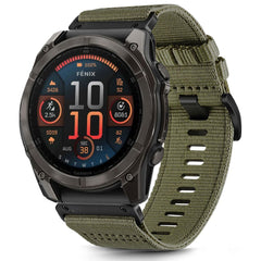 TECH-PROTECT NYLON CLASSIC ARMBAND GARMIN FENIX 5X / 5X PLUS / 6X / 6X PRO / 7X / 8 (51 MM) OLIVGRÜN