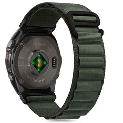TECH-PROTECT NYLON ARMBAND FÜR GARMIN FENIX 5X / 5X PLUS / 6X / 6X PRO / 7X / 8 (51 MM) OLIVGRÜN