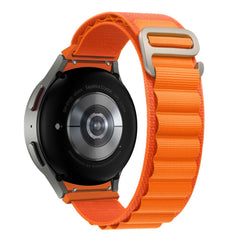 HEBEBAND NYLON FÜR SAMSUNG GALAXY WATCH 4 / 5 / 5 PRO / 6 / 7 / FE ORANGE