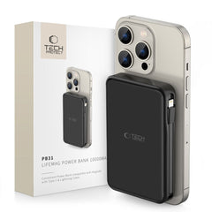 TECH-PROTECT PB31 LIFEMAG MAGSAFE POWERBANK 10000MAH SCHWARZ