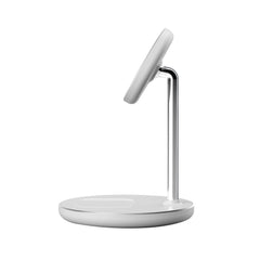 LADENDE STATION TECH-PROTECT QI15W-A39 2IN1 MAGNETISCHER MAGSAFE WIRELESS CHARGER WEISS