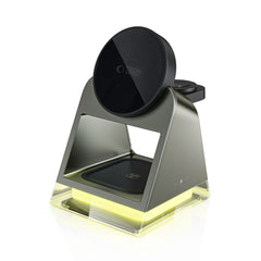 LADENSTATION TECH-PROTECT QI15W-A43 3IN1 MAGNETISCHER MAGSAFE WIRELESS CHARGER SCHWARZ