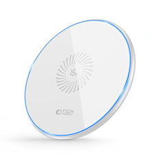 DRAHTLOSES LADGERÄT TECH-PROTECT QI15W-C1 WIRELESS CHARGER 15W WEISS