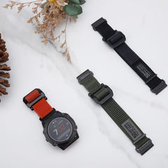 REMEN FÜR GARMIN 26MM FENIX 3 / 5X / 3HR / 5X PLUS / 6X / 6X PRO / 7X TECH-PROTECT SCOUT SCHWARZ