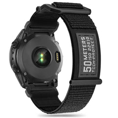 REMEN FÜR GARMIN 26MM FENIX 3 / 5X / 3HR / 5X PLUS / 6X / 6X PRO / 7X TECH-PROTECT SCOUT SCHWARZ