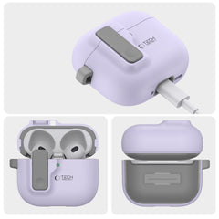 TECH-PROTECT SLIM HOOK HÜLLE FÜR APPLE AIRPODS 4 LAVENDEL