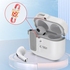 TECH-PROTECT SLIM HOOK HÜLLE FÜR APPLE AIRPODS 4 WEISS