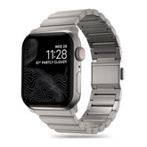TECH-PROTECT STEELBAND ARMBAND FÜR APPLE WATCH 6 / 7 / 8 / 9 / 10 / SE / ULTRA 1 / 2 (44 / 45 / 46 / 49 MM) TITAN