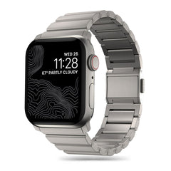 TECH-PROTECT STEELBAND ARMBAND FÜR APPLE WATCH 6 / 7 / 8 / 9 / 10 / SE / ULTRA 1 / 2 (44 / 45 / 46 / 49 MM) TITAN