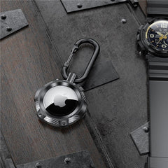 PUZDRO TECH-PROTECT TPUCARBON APPLE AIRTAG SCHWARZ