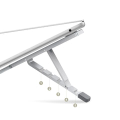 UNIVERSALER STAND FÜR MACBOOK TECH-PROTECT ULS300 UNIVERSALER LAPTOP-STAND SILBER