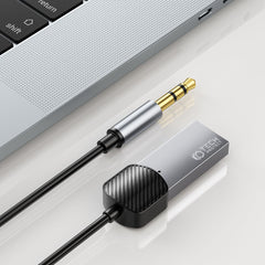 ADAPTIERTECHNIK-PROTECT ULTRABOOST BLUETOOTH AUX AUDIO ADAPTERKABEL GRAU