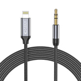 KABEL TECH-PROTECT ULTRABOOST LIGHTNING ZU AUX MINI JACK 3,5MM KABEL 100CM SCHWARZ