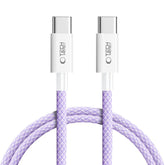 TECH-PROTECT ULTRABOOST LITE TYPE-C KABEL PD60W/3A 100CM MAUVE