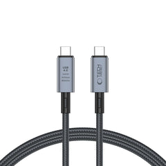 KABEL TECH-PROTECT ULTRABOOST MAX USB 4.0 8K 40GBPS TYPE-C KABEL PD240W 100CM GRAU