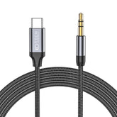 KABEL TECH-PROTECT ULTRABOOST TYPE-C ZU AUX MINI JACK 3,5MM KABEL 100CM SCHWARZ