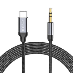 KABEL TECH-PROTECT ULTRABOOST TYPE-C ZU AUX MINI JACK 3,5MM KABEL 100CM SCHWARZ