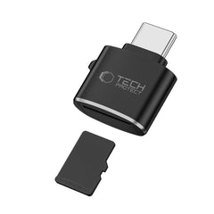 TECH-PROTECT ULTRABOOST TYPE-C ZU KARTENLESER MICRO SD/TF SCHWARZ