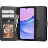 TECH-PROTECT WALLET BUCHDECKEL GALAXY A15 4G / 5G SCHWARZ