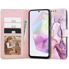 TECH-PROTECT WALLET BUCHDECKEL GALAXY A35 5G MARMOR