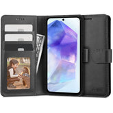 TECH-PROTECT WALLET BUCHDECKEL GALAXY A55 5G SCHWARZ