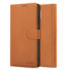 TECH-PROTECT HÜLLE WALLET IPHONE 16E SADDLE BROWN