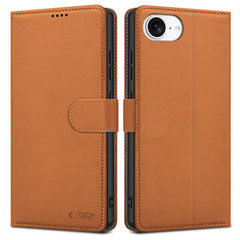 TECH-PROTECT HÜLLE WALLET IPHONE 16E SADDLE BROWN