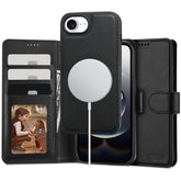 TECH-PROTECT WALLET MAGSAFE IPHONE 16E MATTE SCHWARZ