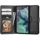 TECH-PROTECT HÜLLE WALLET MOTOROLA MOTO G35 5G SCHWARZ