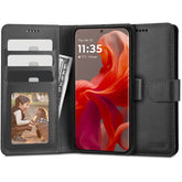 HÜLLE FÜR MOTOROLA MOTO G85 5G TECH-PROTECT WALLET SCHWARZ