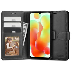TECH-PROTECT WALLET BUCHDECKEL FÜR XIAOMI REDMI 12C SCHWARZ