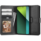 TECH-PROTECT WALLET BUCHDECKEL FÜR XIAOMI REDMI NOTE 13 PRO 5G / POCO X6 5G SCHWARZ