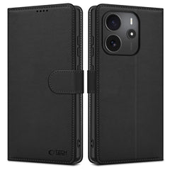TECH-PROTECT WALLET XIAOMI REDMI NOTE 14 4G / LTE MATTE SCHWARZ