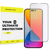 Gehärtetes Glas Doop für iPhone 14 Pro Schwarz
