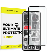 GEBROCHENES GLAS DOOP GLASS NOTHING PHONE 2 SCHWARZ