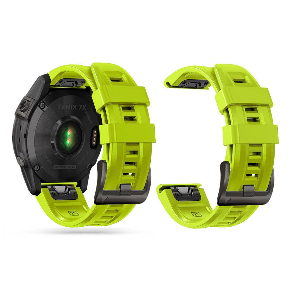 SILIKONARMBAND FÜR GARMIN 26MM FENIX 3 / 5X / 3HR / 5X PLUS / 6X / 6X PRO / 7X DOOP EXPLORER GRÜN