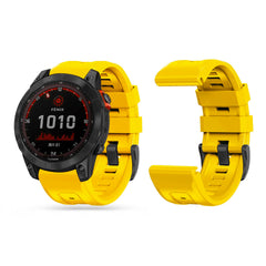 SILIKONARMBAND FÜR GARMIN 22MM FENIX 5 / 6 / 6 PRO / 7 DOOP EXPLORER 22MM GELB