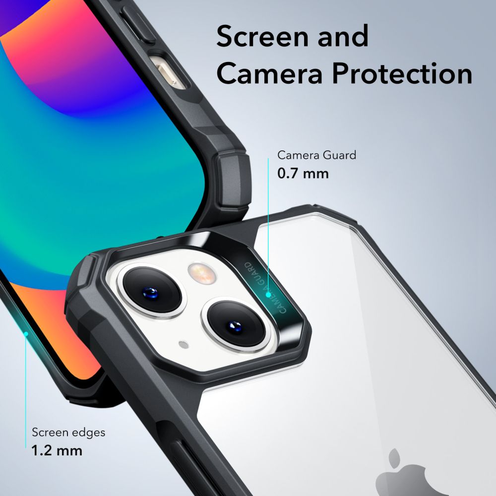 ESR AIR ARMOR HÜLLE IPHONE 14 PLUS KLAR/SCHWARZ