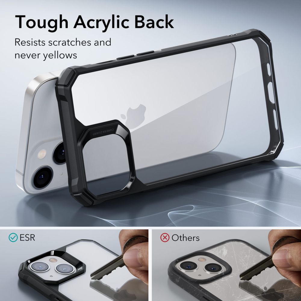 ESR AIR ARMOR HÜLLE IPHONE 14 PLUS KLAR/SCHWARZ