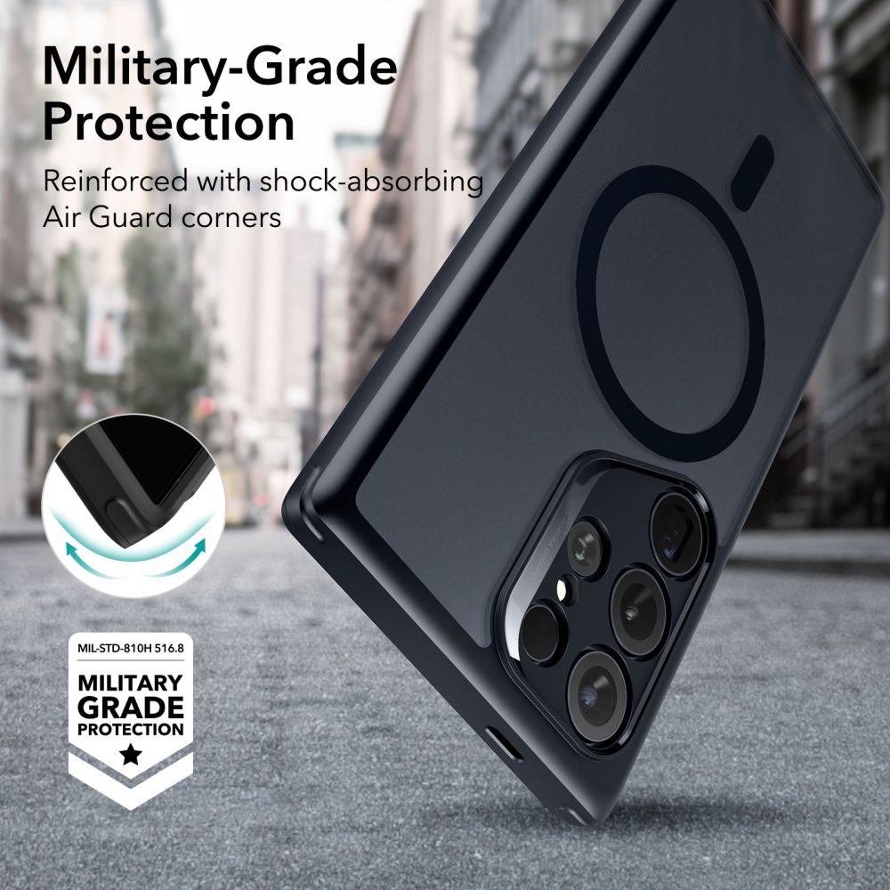 ESR KRYT HALOLOCK MAGSAFE GALAXY S24 ULTRA FROSTED BLACK
