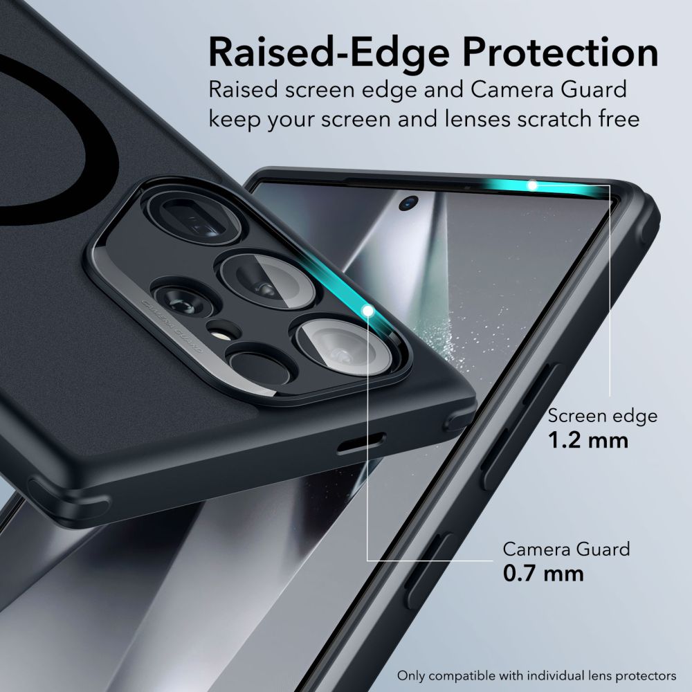 ESR KRYT HALOLOCK MAGSAFE GALAXY S24 ULTRA FROSTED BLACK