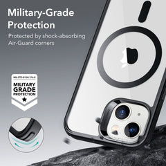 KRYT ESR CH HALOLOCK MAGSAFE IPHONE 14 PLUS KLAR/SCHWARZ