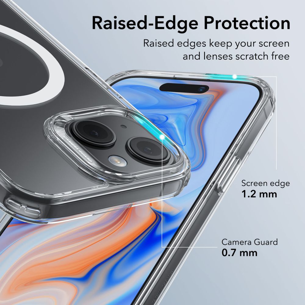 ESR KRYT HALOLOCK MAGSAFE IPHONE 15 KLAR