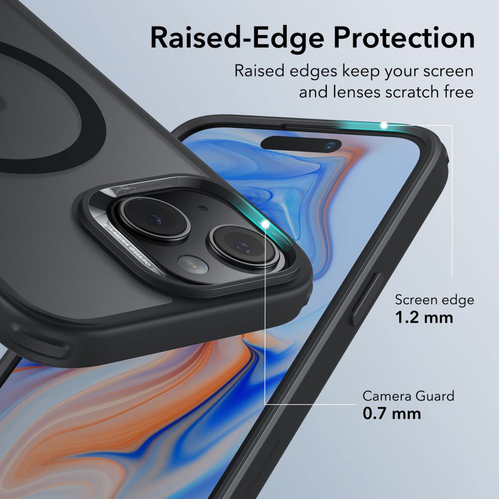KRYT ESR CH HALOLOCK MAGSAFE IPHONE 15 FROSTED BLACK
