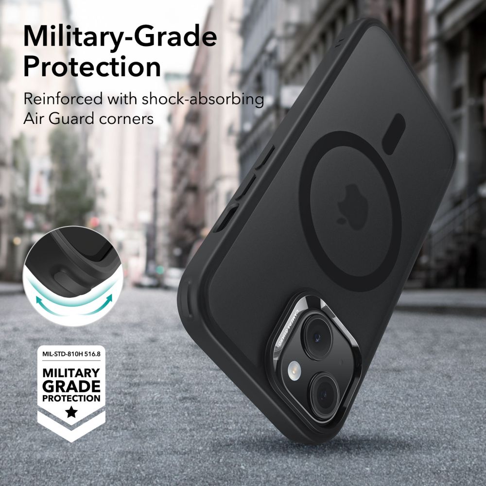 KRYT ESR CH HALOLOCK MAGSAFE IPHONE 15 FROSTED BLACK