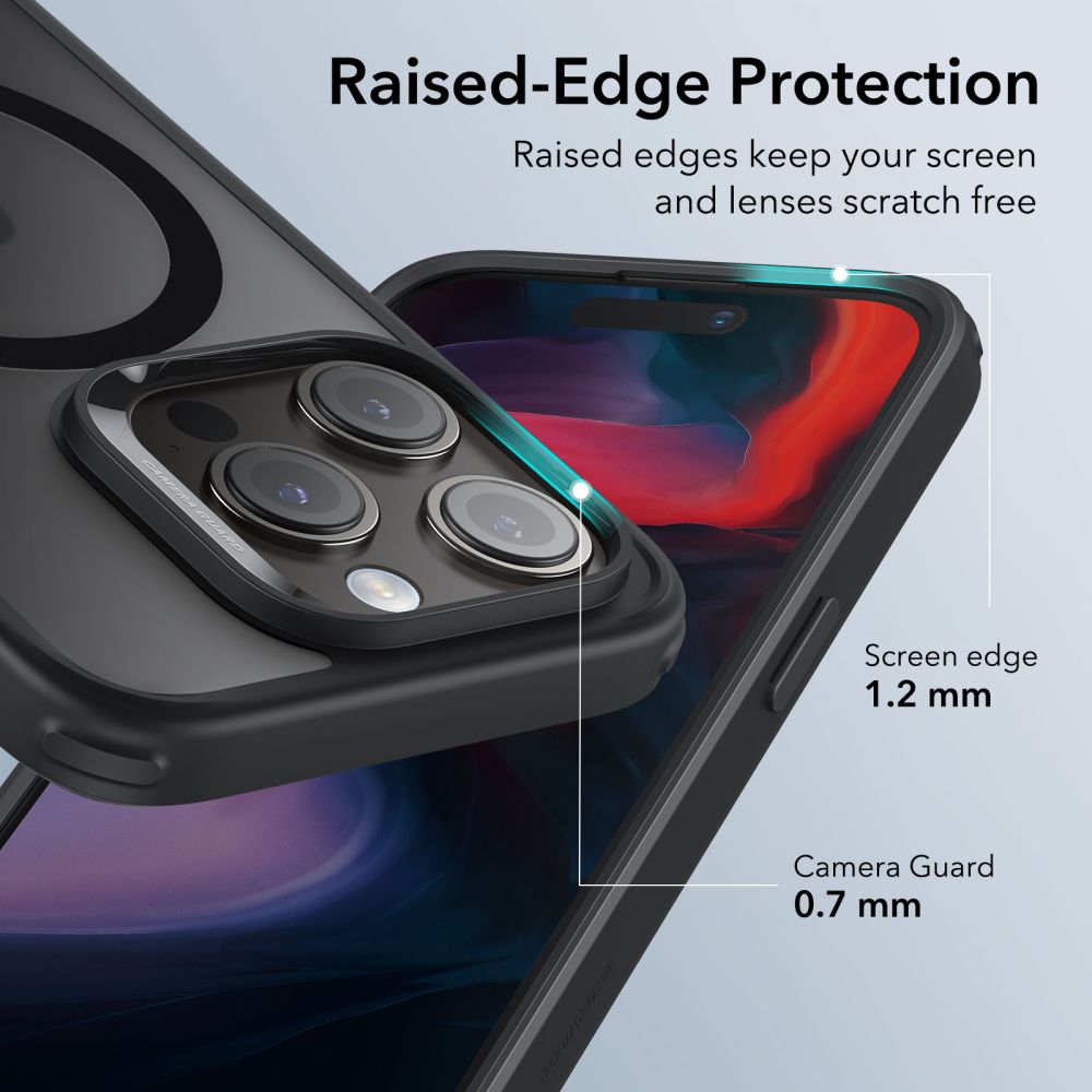 ESR KRYT HALOLOCK MAGSAFE IPHONE 15 PRO FROSTED BLACK